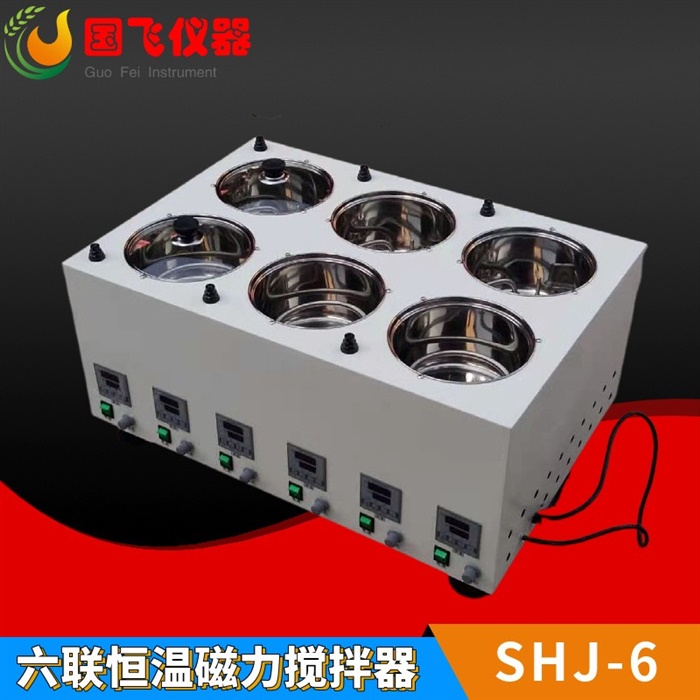 异温异步六孔磁力搅拌水/油浴锅